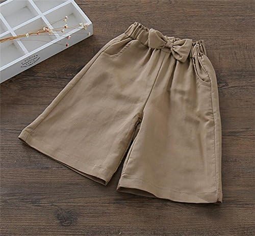 Amazon ワイドパンツ 女の子 7分丈 キッズ ガールズ 麻綿 ワイドパンツ普段着 お出かけ パンツ 通販