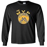 LONG SLEEVE BLACK Steph Curry Golden State Warriors 