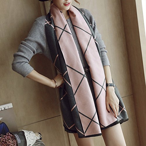 Women Pashmina Shawls Fashion Scarves Infinity Scarf Large Tartan Blanket Scarf - Thumbnail 2