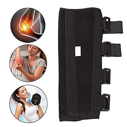 TADAMI Elbow Support,Breathable Knit Elbow Brace Targeted Compression for Chronic Elbow Pain,Supports Forearm Tendons & Muscles,Golfer's or Tennis Elbow Relief (S, Black)