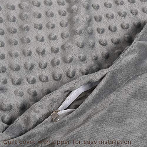 YEMYHOM Removable Duvet Covers for Weighted Blankets Inner Layer (48" x