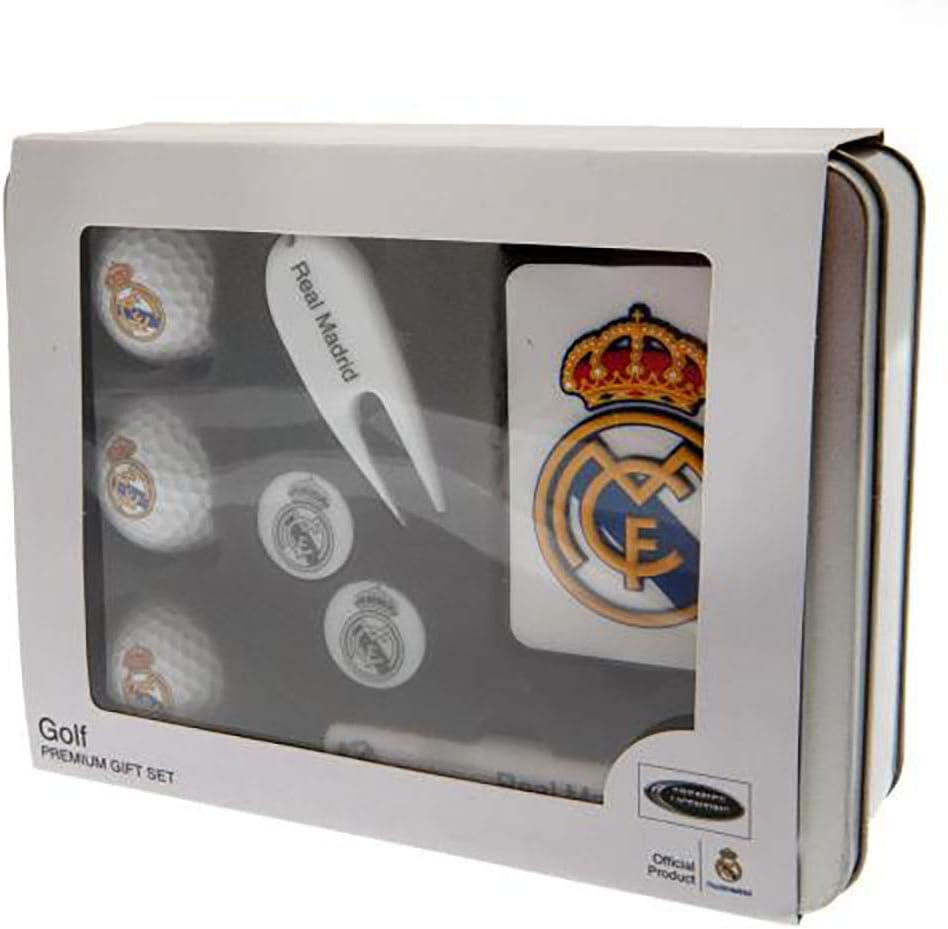 Official Licensed Real Madrid - Premium Golf Gift Set: Amazon.es: Deportes y aire libre