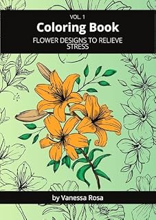 Livro FLOWER DESIGNS TO RELIEVE STRESS: Vol.1