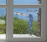 Seahorse - Stained Glass Style - See-Through Vinyl Window Decal - Copyright 2016 Yadda-Yadda Design Co. (2