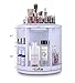 HiCollie Makeup/Cosmetic Organizer Equipped 360 Rotating /Revolving Cosmetic Storage Tabletop Big Capacity Carousel New Sturdy Stylish 2016 White