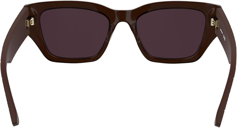 Óculos de sol femininos L6053S/N - Castanho escuro com lente