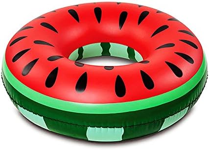 Jellydog Watermelon Pool Float, Jellydog Watermelon Float, PVC Inflatable Watermelon Swimming Ring Pool Float, Giant Tube Rafts, Outdoor Swim Raft Toy for Adults &amp; Kids