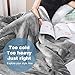LANGRIA Luxury Sherpa Flannel Fleece Reversible Blanket Lightweight Extra Soft Skin-Friendly Fabric All Seasons Comfort Blanket for Couch Sofa Easy Care (50