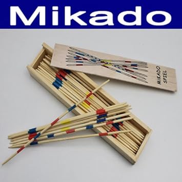Land Haus Shop Mikadospiel 18 Cm 41 Stäbe Holz Box Aufbewahrung