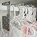 Modern Black & White Unisex Nursery Closet Dividers, Closet Organizer, Nursery Decor & Baby Gift