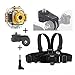 EEEKit Junior Child Kid Chest Body Harness Mount for VTech Kidizoom Action Cam 180, Gopro AKASO EK7000 EK5000/DBPOWER/APEMAN/SJ6000 Sports Action Camer