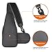 Sling Bag for Men & Women - Chest Shoulder Unbalance Crossbody Backpack Water Resistant Daypack for Gym Travel Hiking