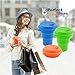 Perfect Life Ideas Collapsible Travel Mug Silicone Bpa-Free 16 Ounce Dishwasher Safe Pop up Cup. Cool Funny Unique Camping Travelling Gear Supplies Accessory. Fold Flat for Storage. Brand