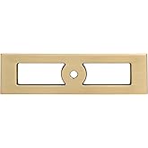 Top Knobs TK922HB Top Knobs TK922 Hollin 3-3/4 Inch Center to Center Backplate for Cabinet Knobs from The Lynwood Series