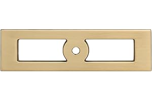 Top Knobs TK922HB Top Knobs TK922 Hollin 3-3/4 Inch Center to Center Backplate for Cabinet Knobs from The Lynwood Series