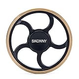 Skonny Metal Fidget Spinner Toy Stress Reducer, Perfect for ADHD EDC and Autism Adult Children, Hand Killing Time, High Speed Spin 3-4 Min.