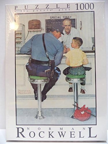 Normal Rockwell, The Runaway, 1000 Piece Puzzle with Fix Puzzel Glue