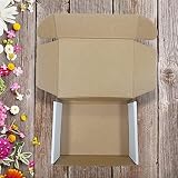 RLAVBL 25 Pack Small White Corrugated Shipping Boxes 9x6x2 in view 5