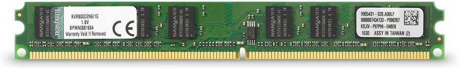 Kingston KVR800D2N6/1G - Memoria RAM de 1 GB (800 MHz DDR2 Non-ECC CL6 ...
