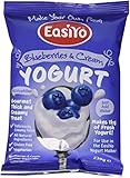 EasiYo Yogurt Mix, Blueberries and Cream, 4 Count
