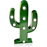 LED Cactus Light YiaMia Cute Night Table Lamp Light for Kids' Room Bedroom Gift Party Home Decorations Green