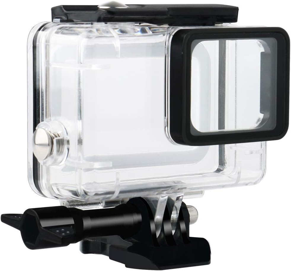 Waterproof 60 M Transparent Underwater Housing Case with Red Filter & 12 pcs Anti Fog Inserts for GoPro Hero (2018) - Image 4