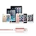 Kenex 3 Pack 3.3ft [Rose Gold] USB 2.0 Nylon Braided Lightning Cable USB Charging Cable Cord for iPhone X/8/7/6S/6S Plus/6 Plus/6/5/5C/5S/SE, iPad, Mini, iPod