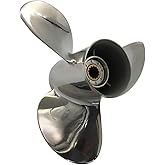 ARKDOZA 11 5/8x11 11 3/8x12 11 1/8x13 11 1/8x14 11 1/4x14 11x15 Stainless Steel Propeller for Yamaha 25-60HP 13 Tooth RH