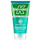 King of Shaves Alpha-Gel Shaving Gel, Sensitive Super Cooling, 5 Ounce