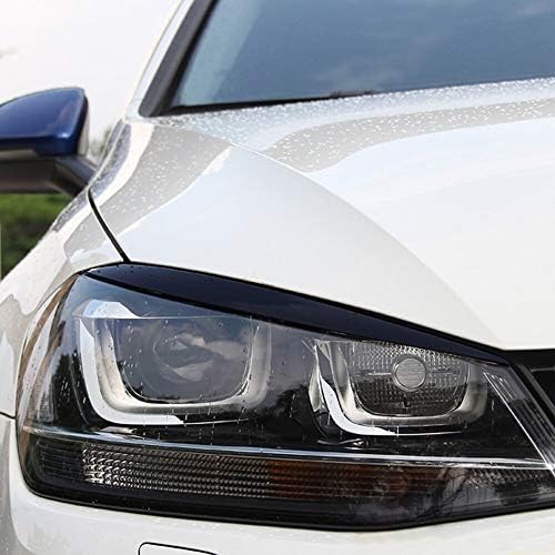 Procyon - 1Pair ABS Chrome Headlight Trim Lamp Eyebrow Headlight Cover Sticker Trim Decoration For Golf 7 MK7