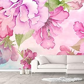 Wall Murals for Bedroom Green Plants Animals Removable Wallpaper Peel and Stick Wall Stickers - 66x96 inches