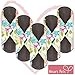 Sanitary Reusable Cloth Menstrual Pads by Heart Felt. 5 Pack Washable Natural Organic Napkins with Charcoal Absorbency Layer. Overnight Medium Panty Liners for Comfort Support and Incontinence