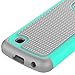 OEAGO LG K4 LTE Case, LG Spree Case, LG Rebel LTE Case Cover Accessories - Shock-Absorption Dual Layer Defender Protective Case Cover for LG K4 LTE/LG Spree/LG Rebel LTE/LG Optimus Zone 3 - Mint