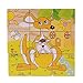 Rolimate Educational Preschool Forest Animal Wooden Cube Block Jigsaw Puzzles - Kangaroo Ostrich Camels Apes Snakes Panda, Birthday gift toy for Age 1 2 3 4 5 6 7 Years Old and Up Toddlers Kids Baby
