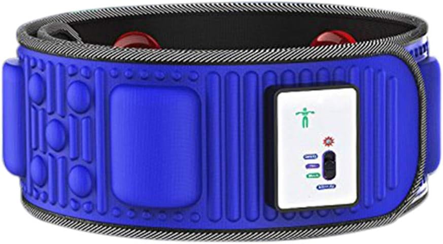 Cynthiasen Slimming Belt X5 Times Electric Vibration Massage Machine Heated Massage Belt Lose Weight Burning Fat Heating Fitness S Shape Body Figure Waist Traine