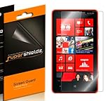 [6-Pack] Supershieldz- High Definition (HD) Clear Screen Protector For Nokia Lumia 820 + Lifetime Replacements Warranty [6-PACK] - Retail Packaging