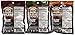Liquor Nuts - Assorted Alcohol Flavored Peanuts - Stout, Rum, and Whiskey Flavored- 3 Pack (9 ounces total) - Sugar Plum Chocolates