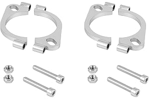 LIVOCCUR 3.0 inch Split Flange Repair Kit,2 Packs Exhaust Flange Flat Split Flange Repair Replacement Kit with 2 Bolts
