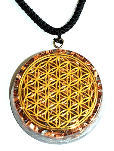 Flower Of Life Orgone Pendant Generator Energy Accumulator EMF protection LARGE 2.25 inch