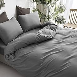 Luxlovery Grey Comforter Set California King Men