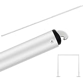 Zonon 1 Pcs 4-10ft Adjustable Crossbar for Backdrop Stand | Double Layer Support Bar Fits Pipe and Drape Systems for Wedding Backdrops, Parties, Photo Booths and Events