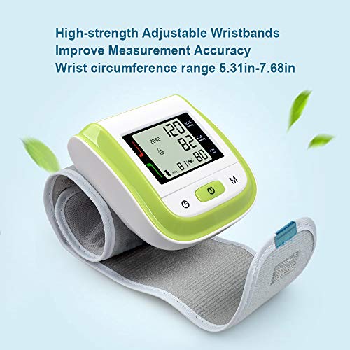 Elera Wrist Blood Pressure Cuff,Fda Approved Blood Pressure Monitor,Blood Pressure Cuff,Automatic Blood Pressure Monitor(Green)