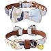 KOOLTAIL 2 Pack Camo Dog Collars with Bell 10