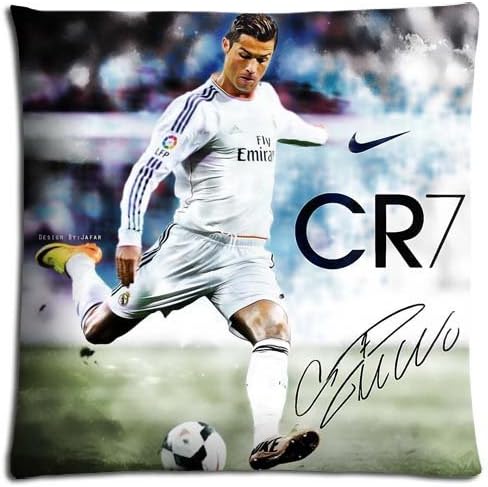 18x18 inch 45x45 cm bedroom pillow shell case Polyester - Cotton Standard Health Cristiano Ronaldo