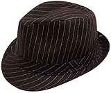 Simplicity Men's Women's Manhattan Structured Gangster Trilby Fedora Hat