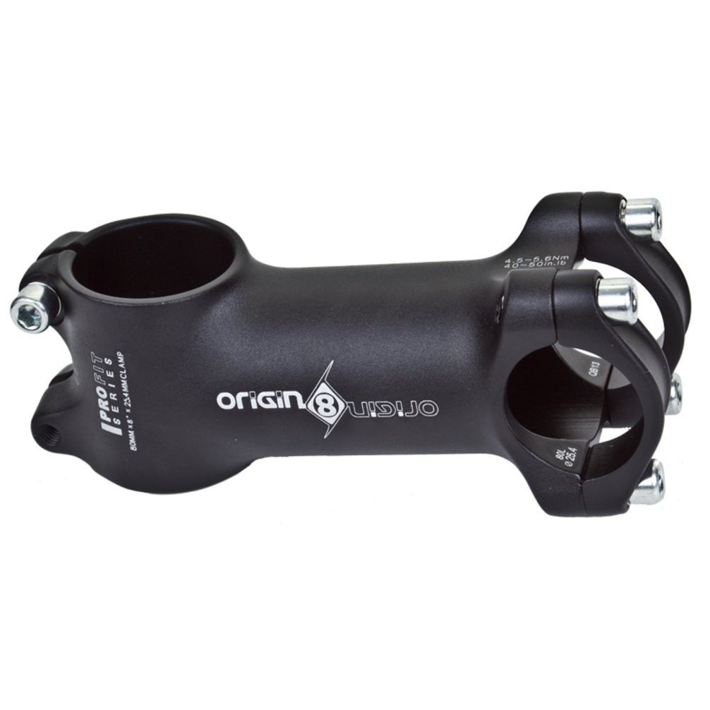 Origin8 Pro Fit Alloy Ergo Stem, 1-1/8" x 25.4 x