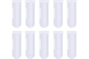 BIPEE Centrifuge Tubes100 ml Higher Quality Conical Test Tubes, Round-Bottomed centrifuge Tube， Test Tubes with caps, Plastic Container with Graduated and Write Marks (30pcs, 100ml)