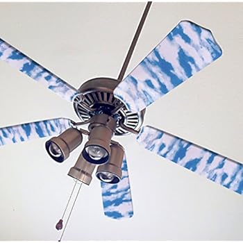 Home Garden Ceiling Fan Blade Fabric Cover Outer Space Odyssey