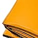 Exacme 10 12 14 15 16 Feet Trampoline Replacement Safety Spring Cover Round Frame Pad Without Holes, Orange