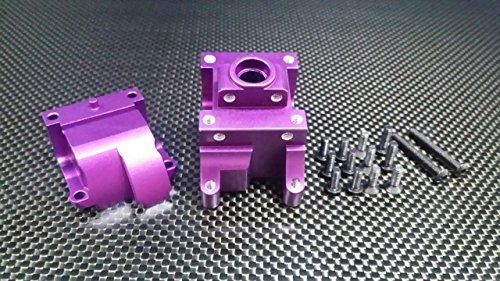 HPI Bullet Nitro 3.0 Upgrade Parts Aluminum Front/Rear Gear Box - 1 Set Purple